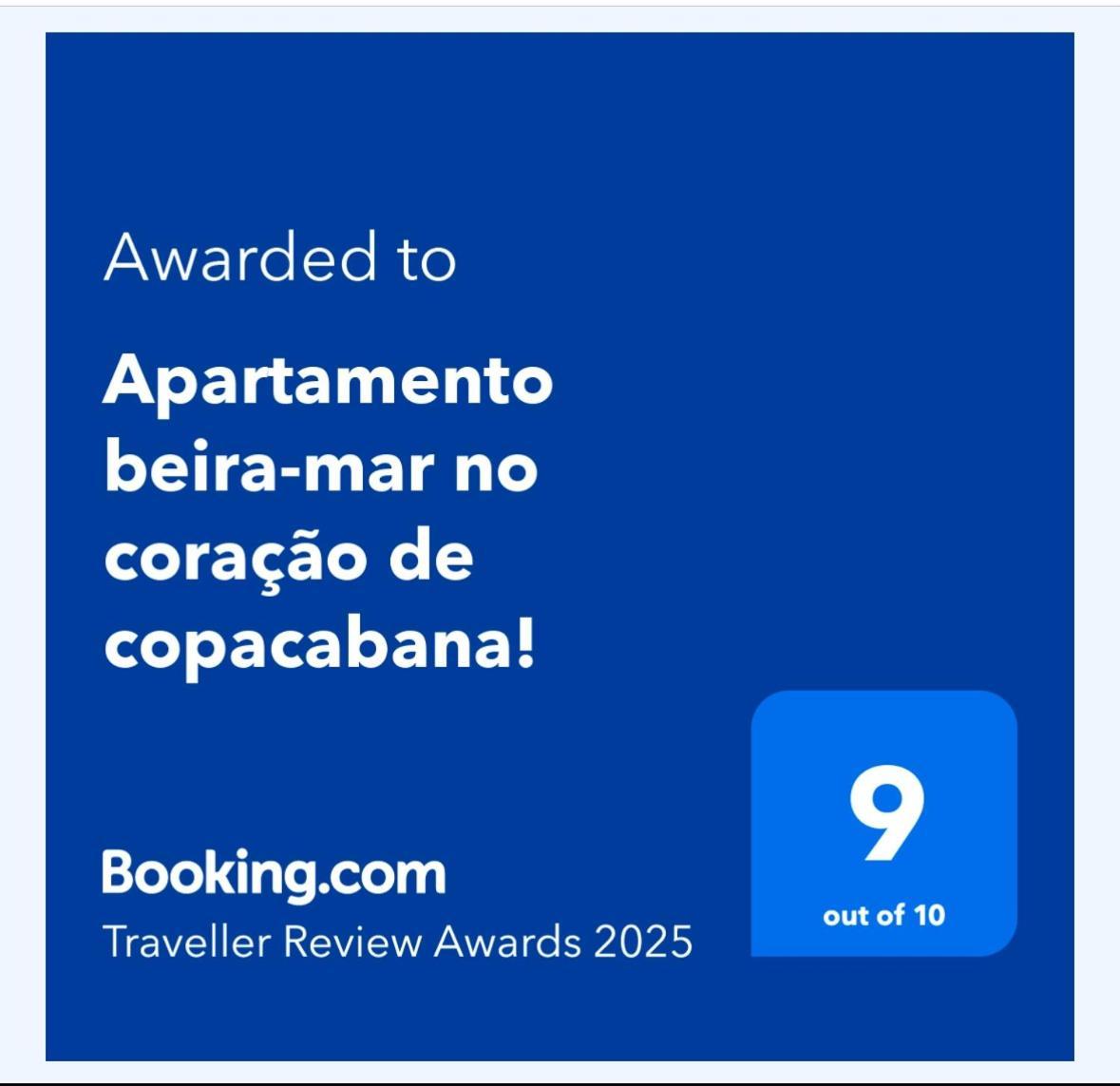 Apartamento Beira-Mar No Coracao De Copacabana! Rio de Janeiro Zewnętrze zdjęcie